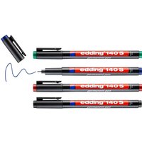 edding 140 S permanent Folienstifte-Set 0.3 mm Mehrfarbig von Edding