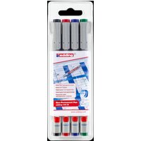 edding 152 M non-permanent Folienstifte-Set 1.0 mm Mehrfarbig von Edding