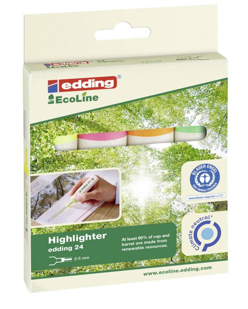 edding Highlighter e-24/4 Eco Line von Edding