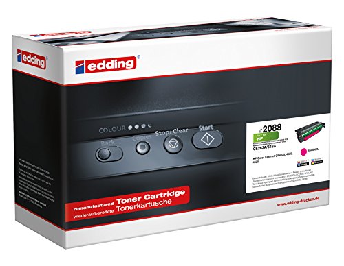 edding Toner EDD-2088 - Magenta - Reichweite 11000 Seiten - Ersetzt HP 648A (CE263A) von edding