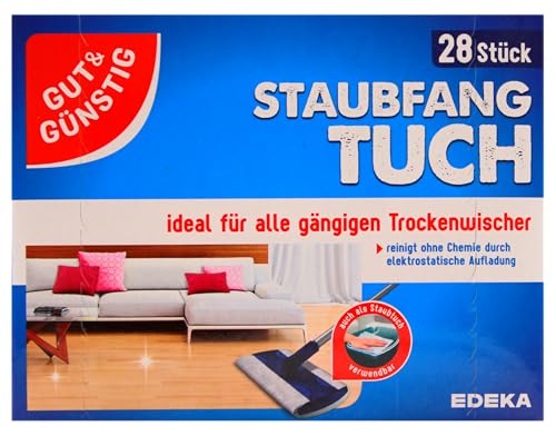 EDEKA Gut & Günstig Staubfangtuch, 10er Pack (10 x 28 Tücher) von Edeka