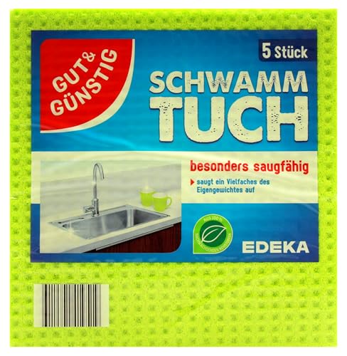 Gut & Günstig Schwammtuch 15er Pack (15 x 5 St.) von Edeka