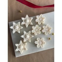 Schneeflocken Kerze | Weihnachtsdekoration Aus Rapswachs Schneeflocken Kerze | Weihnachtsdekoration Aus Rapswachs von EdelesCandles