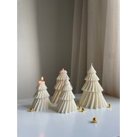 Weihnachtsbaum Kerze | Weihnachtsdekoration Aus Rapswachs Weihnachtsbaum Kerze | Weihnachtsdekoration Aus Rapswachs von EdelesCandles
