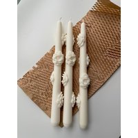 stabkerze Mit Blumen | Kerzen Aus Rapswachs von EdelesCandles