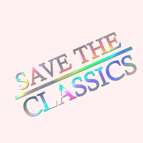 Save The Classics - Auto Aufkleber Sticker Autoaufkleber Decal Tuning Oldtimer Altes Auto Youngtimer Verbrenner Motor (oilslick Hologrammfolie) von Edelfolien