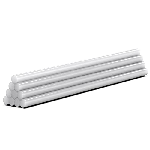 Edelmann Ausbeulkleber 11mm HWS - Dellenentferner - Heißklebestift - Weiß – Dellen ziehen - 10 Stangen von Edelmann