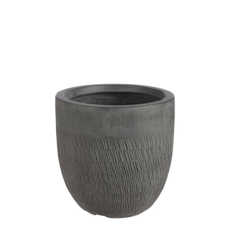 Edelmann Pflanztopf Zembla Ø 25,5 x 26 cm schwarz von Edelmann