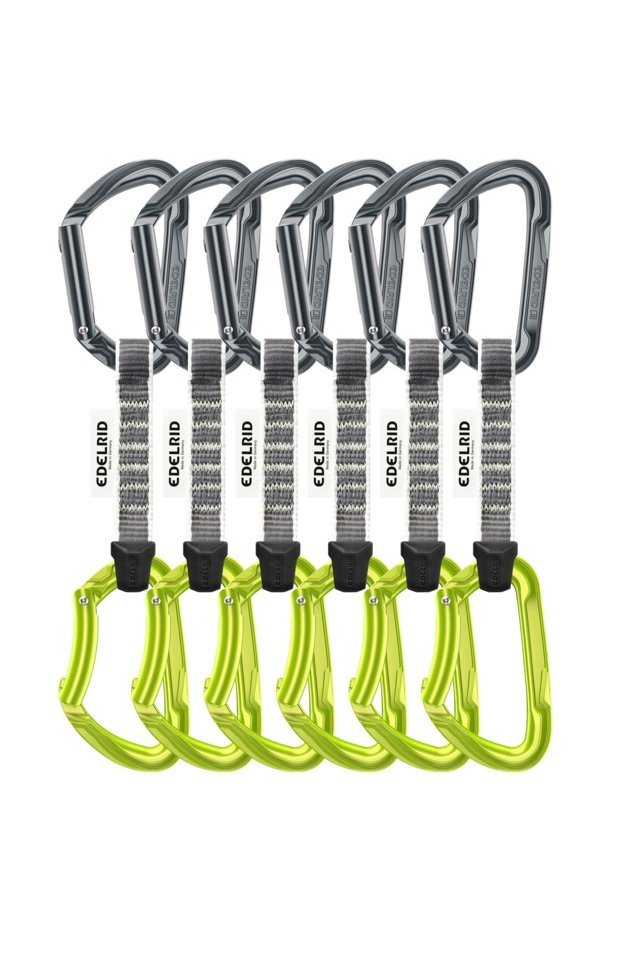 Edelrid Expresse Edelrid Pure Set Karabiner Sixpack (10cm) von Edelrid
