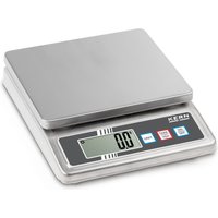 KERN Edelstahl-Tischwaage FOB 5K-3NS, Schutzklasse IP 65, Wägebereich max. 5 kg von Kern