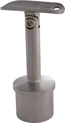 Bewegliche Edelstahl Rohrstütze für Pfosten 42,4 x 2,0 mm V2A (S015737) von Edelstahldiscounter