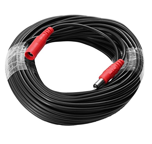 12V DC/BNC Videokabel Stromkabel Kabel Überwachungskamera 5,5mm Hohlstecker (DC Verlängerung, 3m) von Edelstahlshop