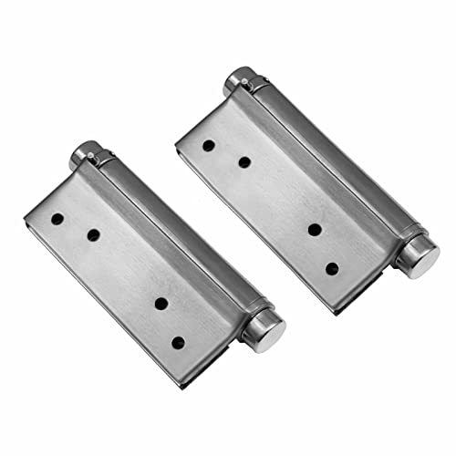 2x Edelstahl Pendeltürscharnier in Single & Doppelt Ausführung und von 70-200mm (150mm, Ausführung Single) von Edelstahlmarkenshop