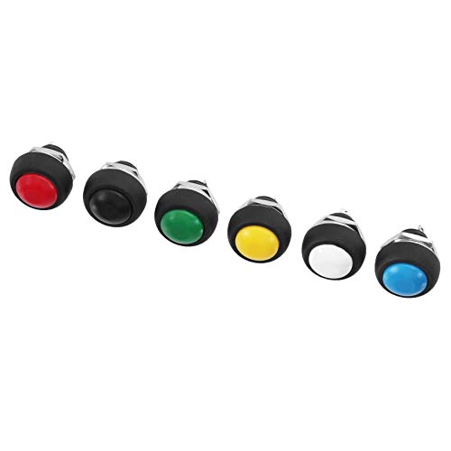 Einbau Taster Drucktaster in 6 Farben auswählbar (1x EIN) (Grün) von Edelstahlshop
