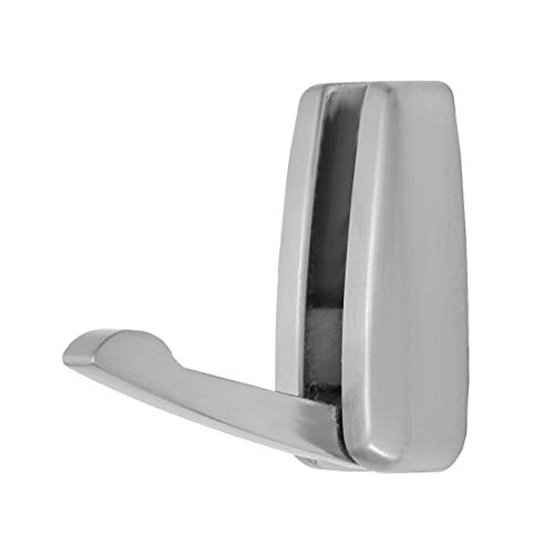 Kleiderhaken klappbar Automatik in 2 Farbe Auswählbar Chrom und Edelstahl Selbsteinklappend (Chrom) von Edelstahlmarkenshop