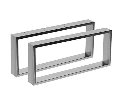 Kufentischgestell Edelstahl gebürstet 1 Paar 70x41cm Modell „Köln“ Tischuntergestell Tischkufe Tischgestell Kufentischgestell Edelstahl gebürstet 1 Paar 70x41cm Modell „Köln“ Tischuntergestell Tischkufe Tischgestell von Edelstahlmarkenshop