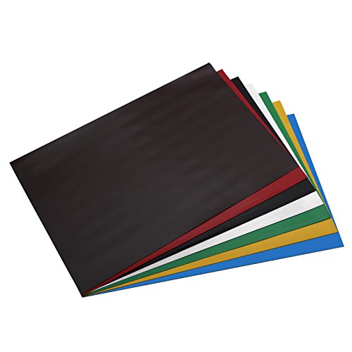 Magnetbogen/Magnetplatte 200x300mm TOP Auswahl: 0,5-3mm, 7 Farben auch selbstklebend (Rot Stärke:0,5mm Selbstklebend:nein) von Edelstahlmarkenshop