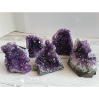 Amethyst Druse Standfläche Ca. 170-310G Uruguay Naturstufe Geode #29 von EdelsteinchenWelt
