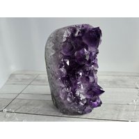 Amethyst Druse Standfläche Ca. 2 Kg Uruguay Polierter Rand Naturstufe Geode #f11 von EdelsteinchenWelt