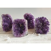 Amethyst Druse Standfläche Ca. 230-280G Uruguay Naturstufe Geode #8 von EdelsteinchenWelt