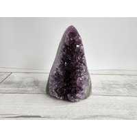 Amethyst Druse Standfläche Ca. 503 G Uruguay Polierter Rand Naturstufe Geode #f19 von EdelsteinchenWelt