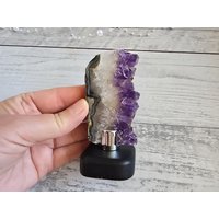 Amethyst Scheibe Auf Ständer 103G Uruguay Naturstufe Druse Geode #3 Amethyst Scheibe Auf Ständer 103G Uruguay Naturstufe Druse Geode #3 von EdelsteinchenWelt