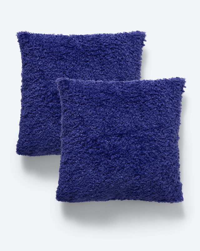 Kissen in Teddy-Optik (45 x 45 cm), 2tlg. von Edelzeit - Heimtextilien in Felloptik