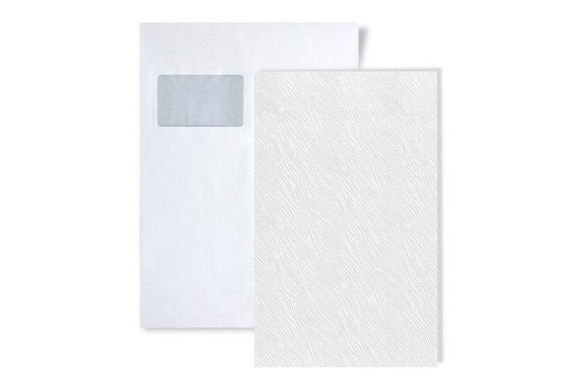 Edem Strukturtapete Tapeten Muster S-80359BR70 überstreichbare Vliestapete DO IT YOURSELF, grafisch, matt, Strukturmuster, (1 Musterblatt, ca. A5-A4), weiß von Edem