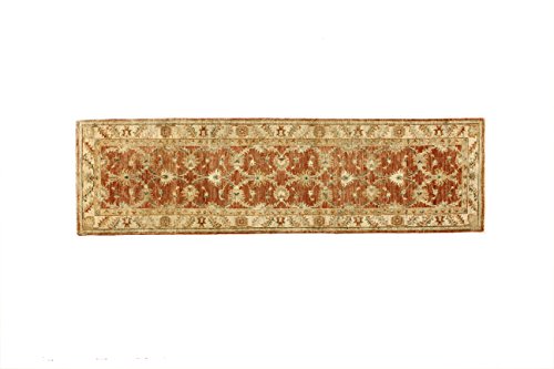 Eden Kunststoff Agra Teppich von Hand geknotet, Baumwolle, Mehrfarbig, 80 x 283 cm von Eden Carpets