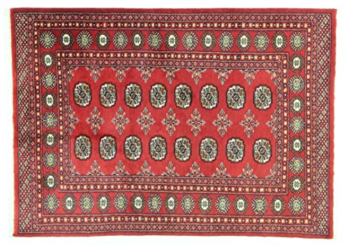 Eden Kunststoff Kaschmir Wolle Australien Teppich Hand geknotet, Baumwolle, Mehrfarbig, 125 x 178 cm von Eden Carpets