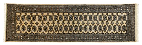 Eden Kunststoff Kashmirian Teppich Hand geknotet, Baumwolle, Mehrfarbig, 80 x 267 cm von Eden Carpets