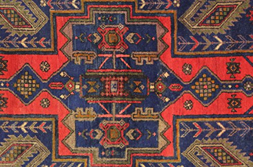 Eden Kunststoff Khamseh Teppich Hand geknotet, Wolle, Mehrfarbig, 127 x 197 cm von Eden Carpets