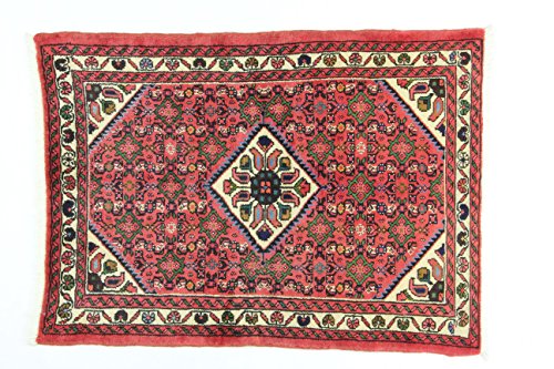 Eden Kunststoff Mossul Teppich Hand geknotet, Baumwolle, Mehrfarbig, 105 x 140 cm von Eden Carpets