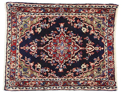 Eden Kunststoff Mossul Teppich Hand geknotet, Baumwolle, Mehrfarbig, 69 x 86 cm von Eden Carpets