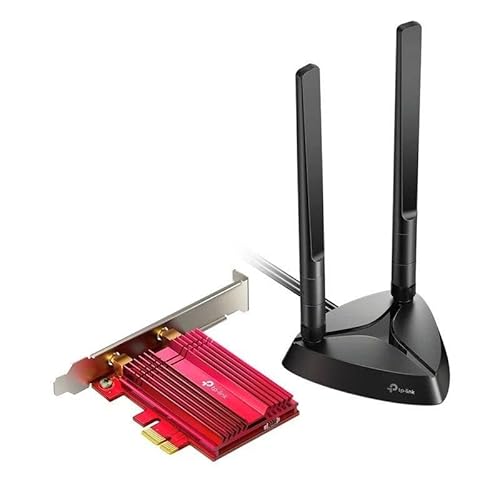 Adapter – WLAN-PCIE-Adapter, Geschwindigkeit von 3000 Mbit/s, WiFi 6, Dualband-Verbindung, inklusive Mu-Mimo-Technologie und 4 externen Antennen. Adapter – WLAN-PCIE-Adapter, Geschwindigkeit von 3000 Mbit/s, WiFi 6, Dualband-Verbindung, inklusive Mu-Mimo-Technologie und 4 externen Antennen. von Eden pulse