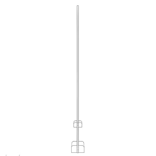Duschabtrennung aus Acryl, Maße 600 x 500 mm, ideal für Raumtrennung, robust und leicht zu reinigen. von Eden pulse