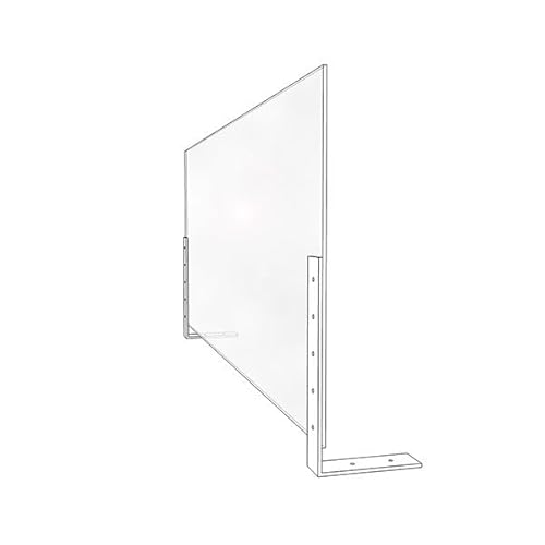 Duschabtrennung aus Acryl, verstellbar, Maße 1200 x 500 mm, ideal für Raumteiler und Hygiene in Arbeitsumgebungen Duschabtrennung aus Acryl, verstellbar, Maße 1200 x 500 mm, ideal für Raumteiler und Hygiene in Arbeitsumgebungen von Eden pulse