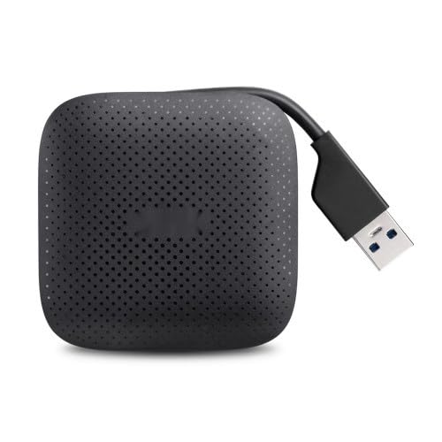 Hub USB 3.2 Gen 1 Schnittstelle, 4 Type-A-Anschlüsse, Geschwindigkeit 5000 Mbit/s, schwarz, ideal für den Anschluss mehrerer Geräte. Hub USB 3.2 Gen 1 Schnittstelle, 4 Type-A-Anschlüsse, Geschwindigkeit 5000 Mbit/s, schwarz, ideal für den Anschluss mehrerer Geräte. von Eden pulse