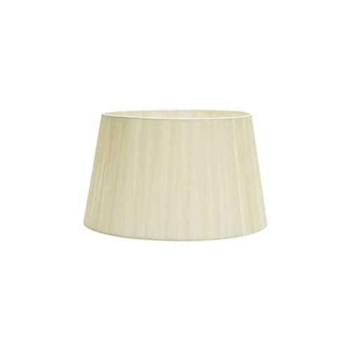 Lampenschirm - konischer offener Lampenschirm in Beige, Maße: 30 x 22 x 17 cm, ideal für Lampen mit E27-Sockel, elegantes und modernes Design. von Eden pulse