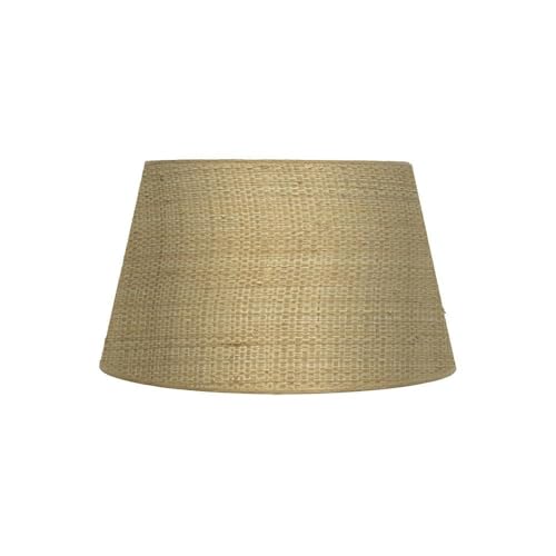 Lampenschirm mit konischer Form, Maße 35 x 25 x 20 cm, natürliche Farbe, ideal für E27-Lampen, bietet eine weiche und dekorative Beleuchtung. von Eden pulse