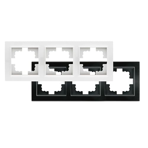 Rahmen für 3 Module – schwarzer Aufputzrahmen aus robustem Material, ideal für Elektroinstallationen. Rahmen für 3 Module – schwarzer Aufputzrahmen aus robustem Material, ideal für Elektroinstallationen. von Eden pulse