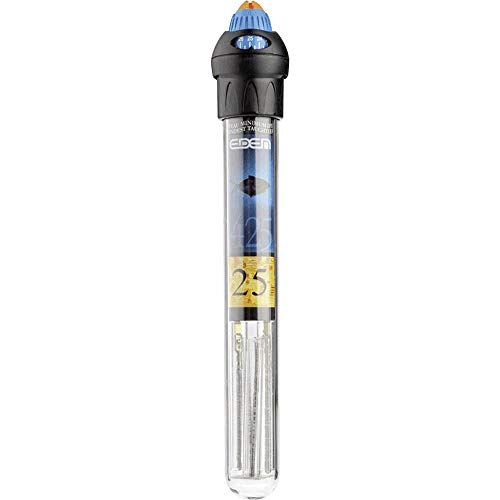 EDEN 57387 425 25 Regelheizer, für 25 L - Aquarienheizer mit Thermostat und Montagehalterung, Regulierung der Temperatur in Süß- und Meerwasseraquarien, Paludarien von Eden