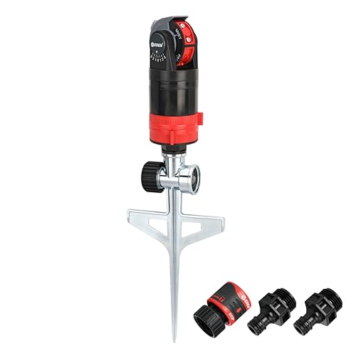 Eden 94143 Multi-Pattern-Sprinkler Plus Nebelsystem mit Metallsprike-Set; Getriebeantrieb, strapazierfähig, Gartenbewässerungssystem, Garten und Rasen, 5 Muster, Abdeckung bis zu 3737 m² Eden 94143 Multi-Pattern-Sprinkler Plus Nebelsystem mit Metallsprike-Set; Getriebeantrieb, strapazierfähig, Gartenbewässerungssystem, Garten und Rasen, 5 Muster, Abdeckung bis zu 3737 m² von Eden