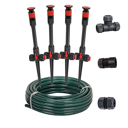 Eden 98063 Multi-Adjustable Flex Design Überboden Bewässerung Garten Sprinkler System Sprinkler & Schlauch DIY Pflanzenbewässerung Set von Eden