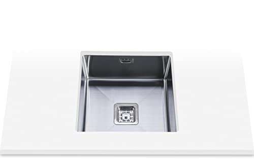 EDESA 950270027 40x40 Unterbauspüle | Modell Makalu BE 40 x 40 1C R-10 | 1 quadratischer Becken | Küchenspüle 20 cm tief | Breite 50 cm Finish, rostfreier Edelstahl EDESA 950270027 40x40 Unterbauspüle | Modell Makalu BE 40 x 40 1C R-10 | 1 quadratischer Becken | Küchenspüle 20 cm tief | Breite 50 cm Finish, rostfreier Edelstahl von Edesa