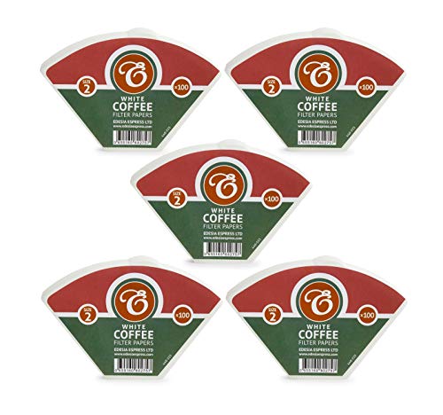 EDESIA ESPRESS - Kaffeefilterpapier - Weiß - Größe 2-500 Stück EDESIA ESPRESS - Kaffeefilterpapier - Weiß - Größe 2-500 Stück von Edesia Espress