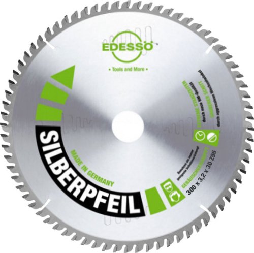 Edessö 46735030 HM-Kreissägeblatt Präzision-Silberpfeil 2 KNL HW 350x3,2/2,2x30 Z=108 W40, silber/grün von Edessö