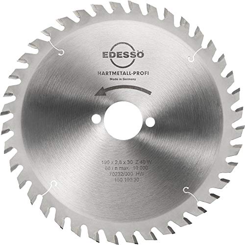 Edessö Kreissägeblatt-HM Profi 190 x 30 mm, 36 Zähne, 1.601903E+7 von Edessö