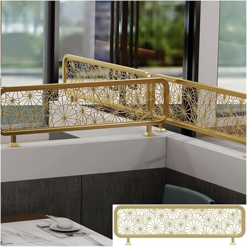 EdfYHSL Trennwände for Essbereiche, Trennwand for Restaurant-Theken, Sichtschutz aus Metall Esszimmer-Trennwand aus Glas(A,40x60cm/15.74x23.62in) von EdfYHSL