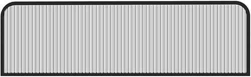 EdfYHSL Trennwände for Essbereiche, Trennwand mit Sichtschutz for die Arbeitsplatte for Arbeitsbereiche im Restaurant Esszimmer-Trennwand aus Glas(Black,50x80cm/19.68x31.49in) von EdfYHSL